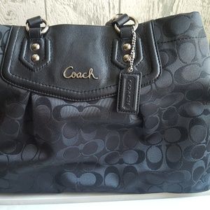 Coach bag with shoulder strap